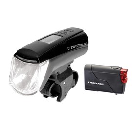 Trelock LS 950/720 Set luci a Batteria, Nero, 8004522