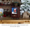 Mini Retro Christmas Snow Music TV Party Decoration Christmas Home