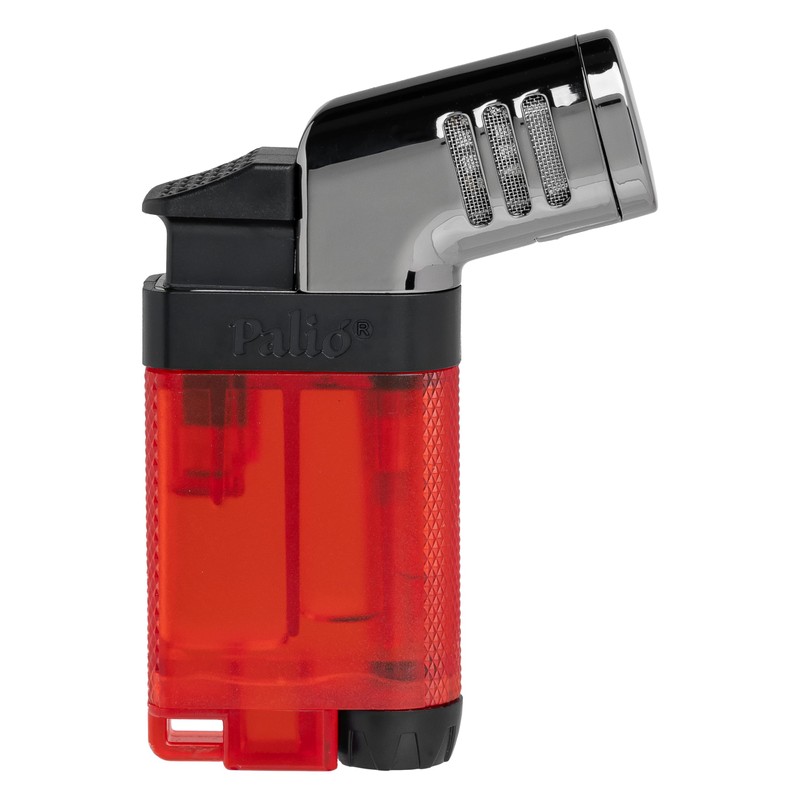 Palió Pistola Angled Double-Jet Flame Lighter (Red)
