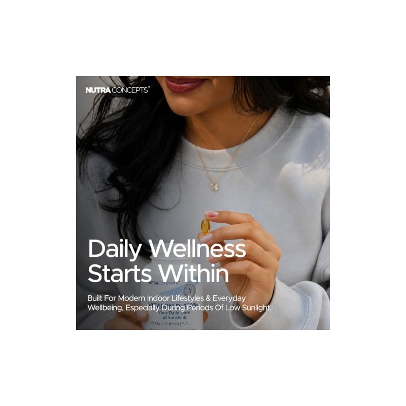 Vitamin D3 1000iu – 300 Geltain Capsules - Supports Immunity,
