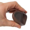 4X Large Rubber Brown Castor Cups 60mm Floor Furniture Protector