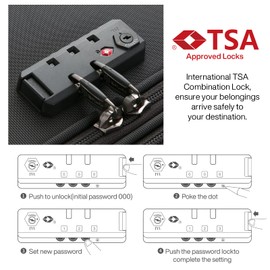 Hanke 28 Inch Luggage with Spinner Wheels Expandable Large Suitcase with Wheels Softside Check in Luggage Rolling Suitcase with Lock Lightweight Travel Luggage for Men and Women.(Dark Gray)