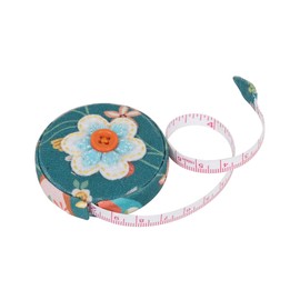 Hobby Gift Tape Measure - Retractable Fabric Covered Sewing Tape Measure - 150cm/60 inch - Aviary