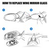 Aritoxy Passenger Heated Mirror Glass Fit for Mini Cooper 2007