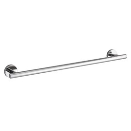 USHOWER Polished Chrome Towel Bar, 18-Inch Towel Racks for Bathroom Wall-Mounted, SUS304 Stainless Steel Towel Rod (Total Length 20-Inch)