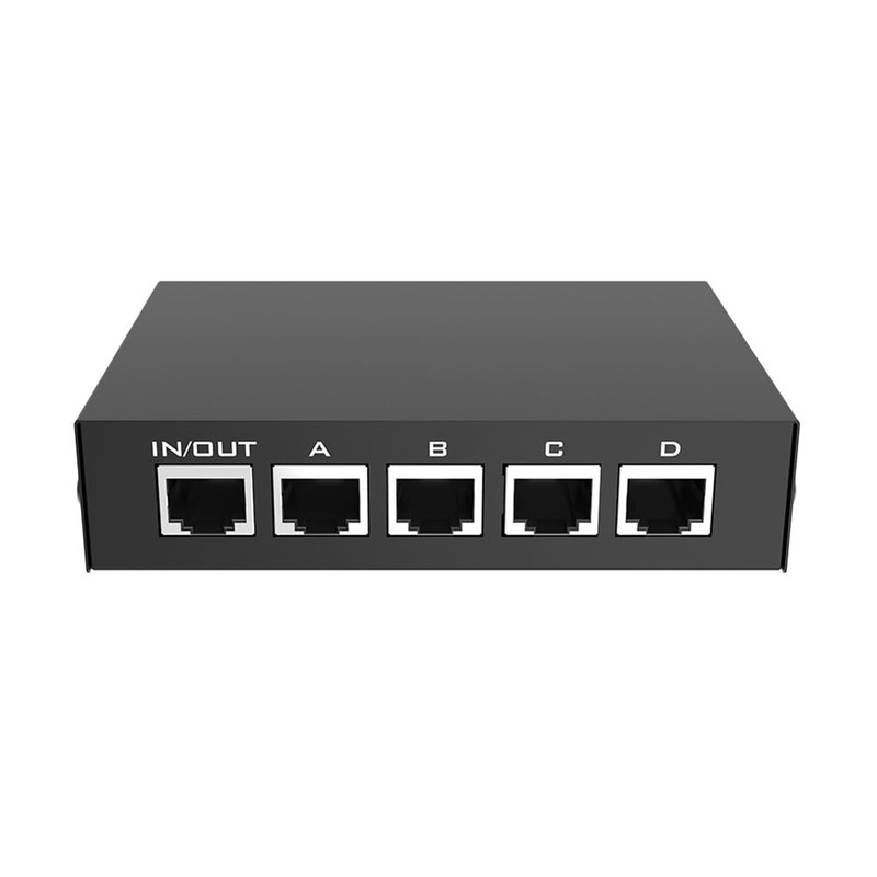 Lyaciomn 4 in 1 Out 100/1000Mbps Mini Gigabit Network Switch