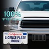 GRUOIZ Quick Install Front License Plate Holder Compatible with Toyota