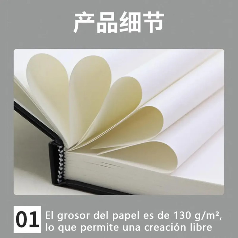 Tiri Cuaderno Dibujo Libreta Diario Sketchbook Pintura 80