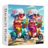 Summer Beach 1000 Piece Puzzle for Adults, PICKFORU Funny Beach