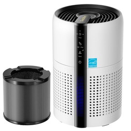 Docalon Air Purifier for Bedroom,Quiet 360°intake Air Purifiers for Pet Hair,allergies,Dust,Smoke,Smell,3-in-1 True HEPA Filter,Compatible with Bedroom/Office/Baby/Pet Room