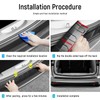 YOJOJOCO Rear Bumper Protector Compatible with Chrysler Pacifica 2017-2025 Accessories