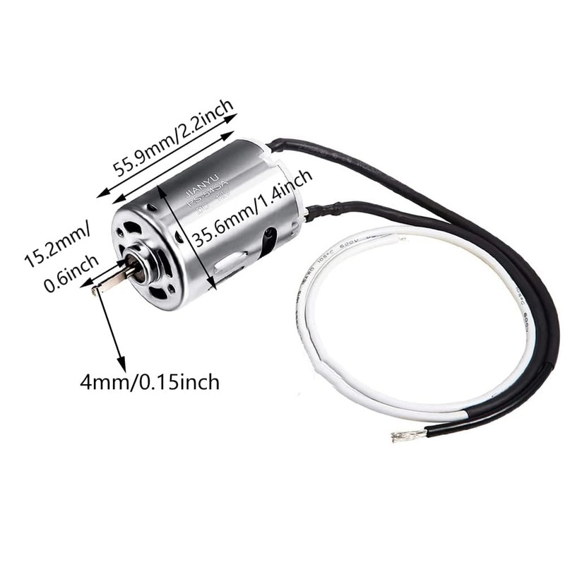 6" RV Vent Fan Blade Replacement with 12V D-Shaft RV