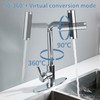 Kitchen Faucet Pull Down 4 Modes(Sweep/Stream/Waterfall/Rainfall) Chrome Kitchen Faucets Pull