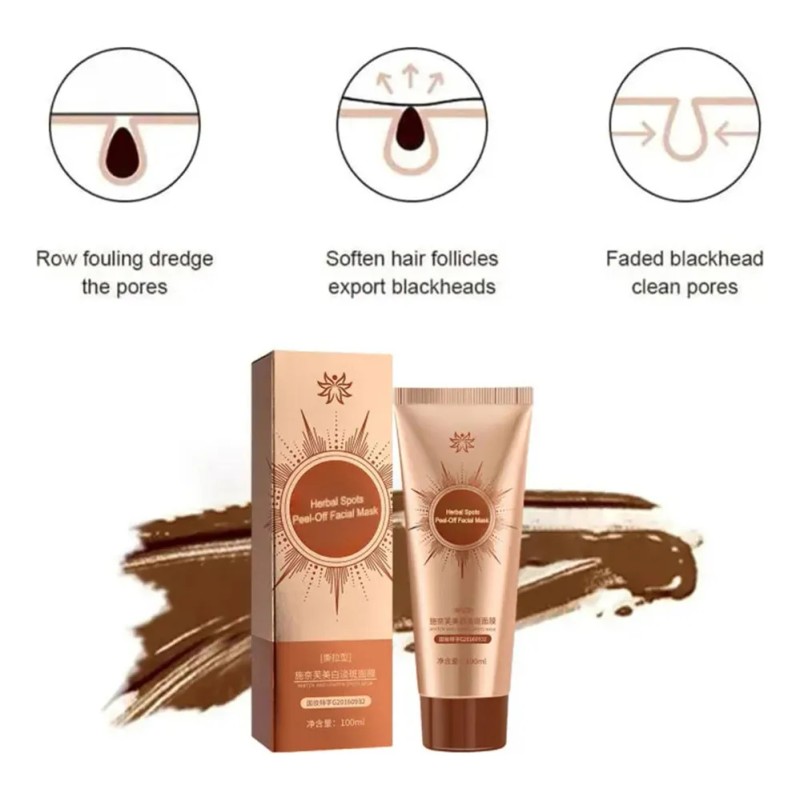 - Onlimerr Mascarilla Facial Peel-off A Base De Hierbas,