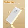 WILLED Stair Lights Indoor,Warm White Rechargeable Night Light,Wireless Motion Sensor