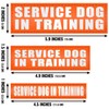 IronSeals 2 Pack Reflective Dog Vest Harness Patches, Removable Patches