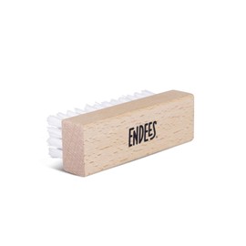 endees Brush Up (1 Pck) – Universal Shoe Cleaning Brush with Durable Synthetic Bristles & Wooden Handle – Leather, Suede & Fabric Shoes & Boots – Small, Compact, Portable Design – Shine, Polish, Dust