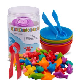 Jaques of London Colour Sorting Toys for Toddlers | Educational Toys for 3 4 5 Year olds | Under the Sea Counting Toys | Montessori Toys | Since 1795