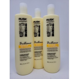 RUSK 3x Rusk Sensories Brilliance Color Protecting Leave In Conditioner 13.5 oz c22