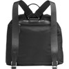 Cole Haan Nylon Flap Backpack, Black Solid