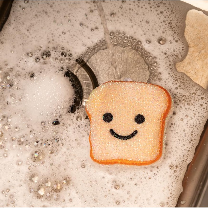 Kickerland Toast Scrub Sponge Set of 2