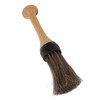 Wooden Neck Duster Brush Broken Hair Cleaning Sweep Hairdresser Neck