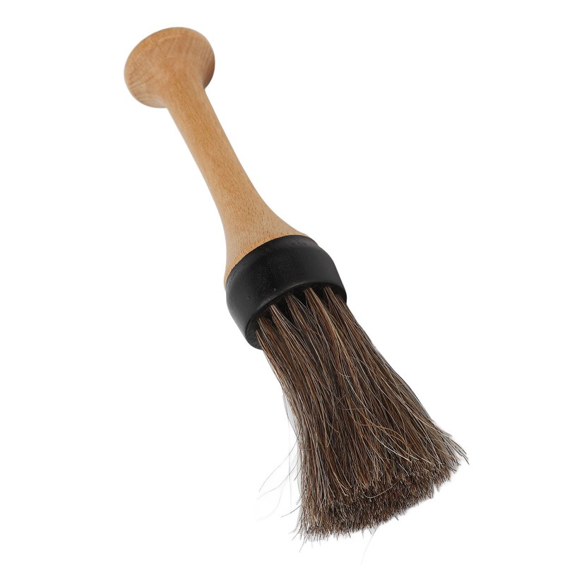 Wooden Neck Duster Brush Broken Hair Cleaning Sweep Hairdresser Neck