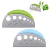 2 Pack Stainless Steel Herb Stripper, 7 Holes Leaf Remover