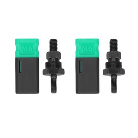 2PCS Rivet Nut Gun, Heavy Duty Hand Riveter Head,Manual Pull Riveter Gun Head,Riveter Tip Spare Part Industrial Supplies,Riveting Tools,M6