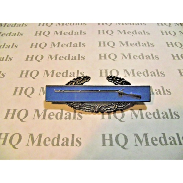 Combat Infantry Badge CIB Antique Silver color 3 inch United