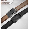 KEMISANT Mens Ratchet Belt 2 Units, Sliding Belt For Mens