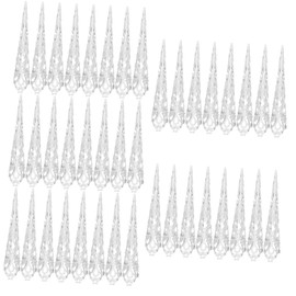 Healvian 40pcs Nail Charms Nail Art Queen Fingernail Ring Set for Dance Costumes Parties