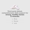 DR.VEGAN® Bone & Muscle Support | Informed Sport Certified |