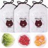 Tivcck 300PCS Fresh Keeping Bags,Elastic Food Storage Covers,Universal Kitchen Wrap
