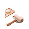 Stainless Steel & Beechwood Rolling Pin with Adjustable Thickness -