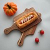 6PC Wood Cutting Board Thicken Chopping Platter Personal Charcuterie Boards