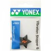 Yonex AC166EX Star Tennis Vibration Stopper (1 Dampener Pack) (Black/Orange)