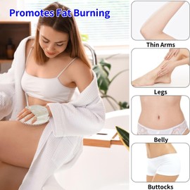 Meridian Pressure Brush Body Relaxation Massage Comb Essential Oil Brush Body Scrubber Bath Body Brushes SPA Massager Device, for Meridian Scalp Full Body Relaxation Massage (2 Pcs) (White)