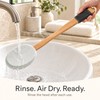 Long Handle Back Lotion Applicator – Silicone Body Cream &
