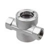 Antrader 1/2"NPT Female 304 Stainless Window Sight Glass Flow Indicator