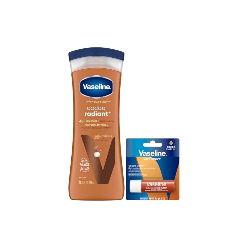 Vaseline Intensive Care Cocoa Butter Deep Conditioning Lotion, 10 Ounce