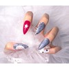 [In-store special discount]No parts trendy denim handmade nail tips -
