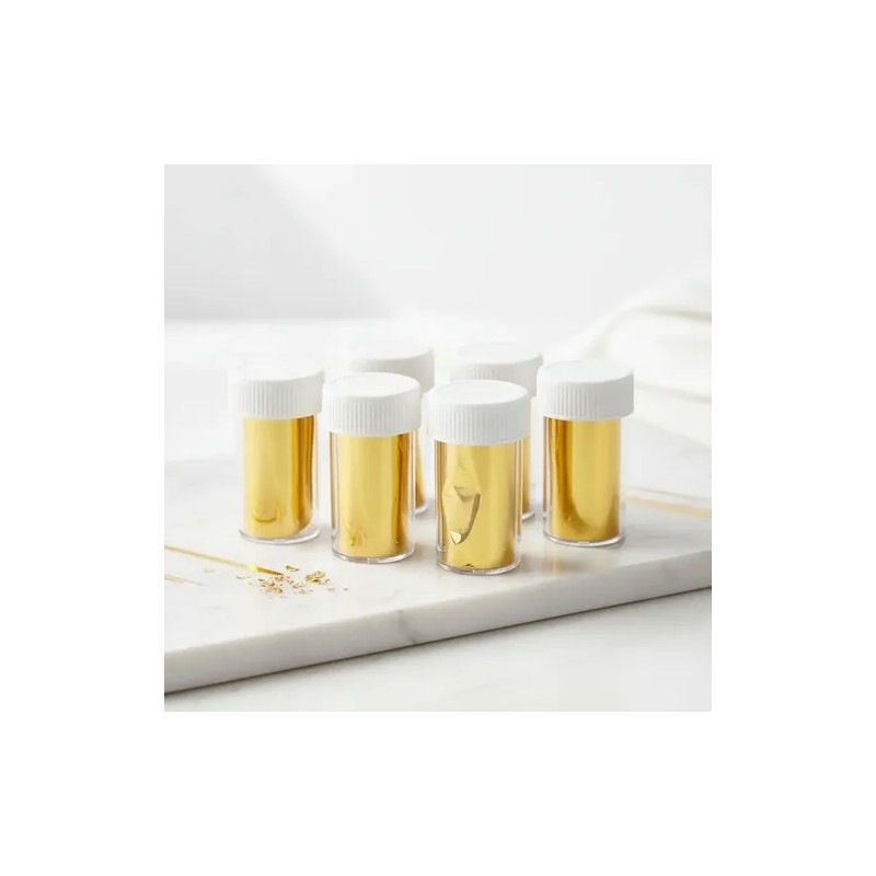 Pack 6 Foil Transfer Para Uñas Efecto Espejo Fantasy Nails.