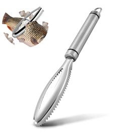 Esteopt Fish Scaler, Fish Scaler Stainless Steel Remover, Fish Scaler, Professional Fish Scaler Scraper, Fish Scraper, Kitchen Aid