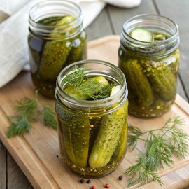 Mrs. Wages Kosher Dill Pickles Quick Process Mix, Quick and Easy, Simple-To-Use, Traditional Pickle Flavoring, Enhance Your Pickling Cucumbers, 6.5 oz Packet (Value Pack of 6)