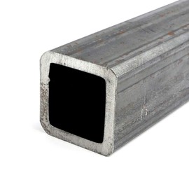 A500/A513 Carbon Steel Tube-Square, Unpolished (Mill) Finish, Hot Rolled, ASTM A500, 2.5" Height, 0.1875" Wall Thickness, 12" Length, OnlineMetals