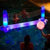 Poolcandy Illuminated Giant Floating LED Volleyball Set