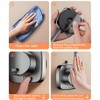 Suction Cup Shower Head Holder - Angle Adjustable Spring Arm,