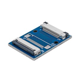 POFET 2pcs FPC Cable Adapter Board Connector Forward To Reverse Connection 0.5mm Pitch Reverse Adapter Board Module 24Pin