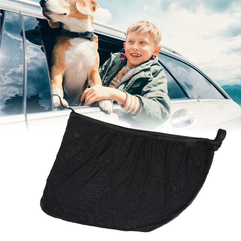 4pcs Car Window Sun Shade UV Protection Breathable Mesh Car